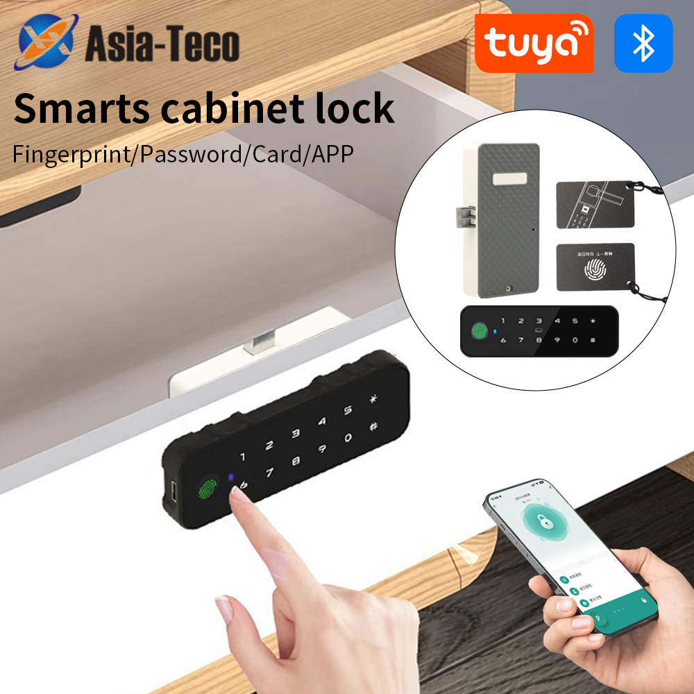 Cabinet Lock Key - Tuya Bluetooth Akıllı Ahşap Dolap Parmak
