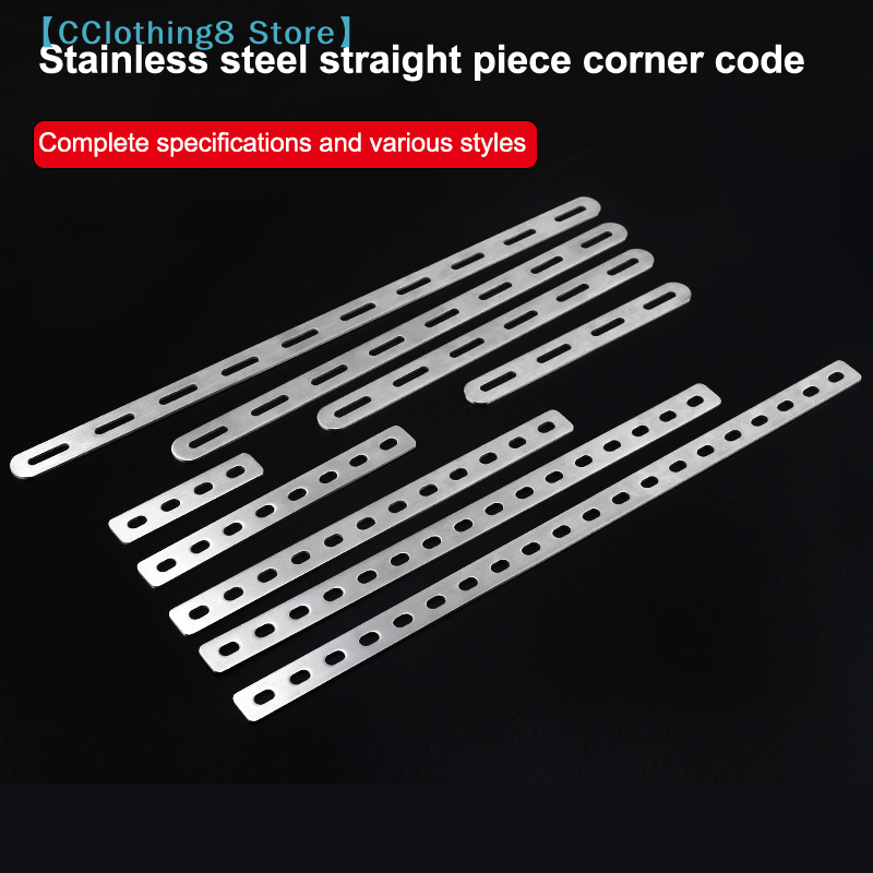 Furniture Hardware Connectors - Paslanmaz Çelik Düz Köşe Braketi Tamir