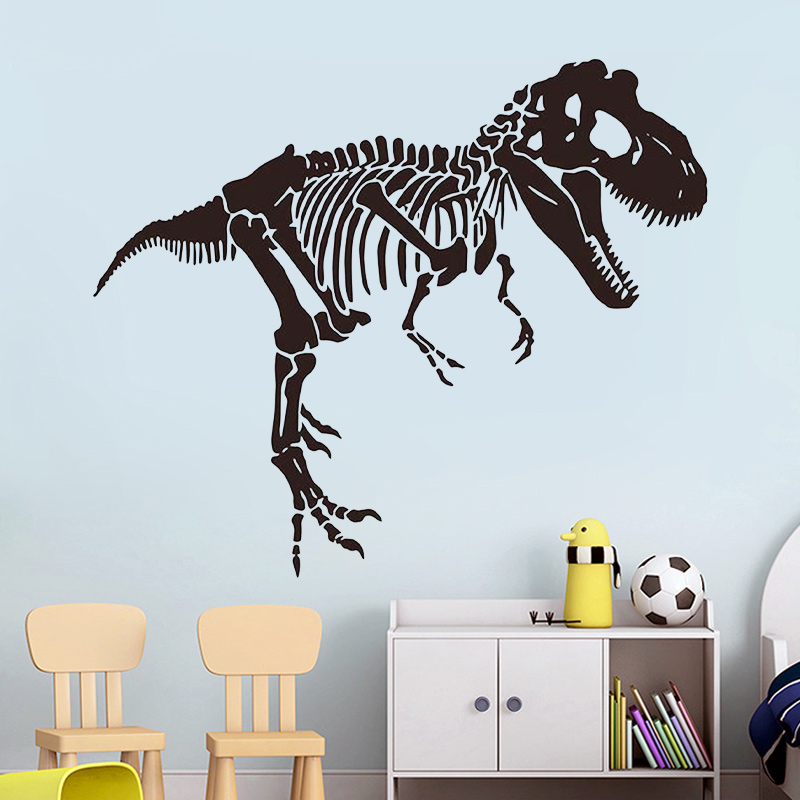 Furniture Paradise & Hardware Ghaziabad Photos - İskelet T-Rex Dinozor Duvar Sticker Vinil
