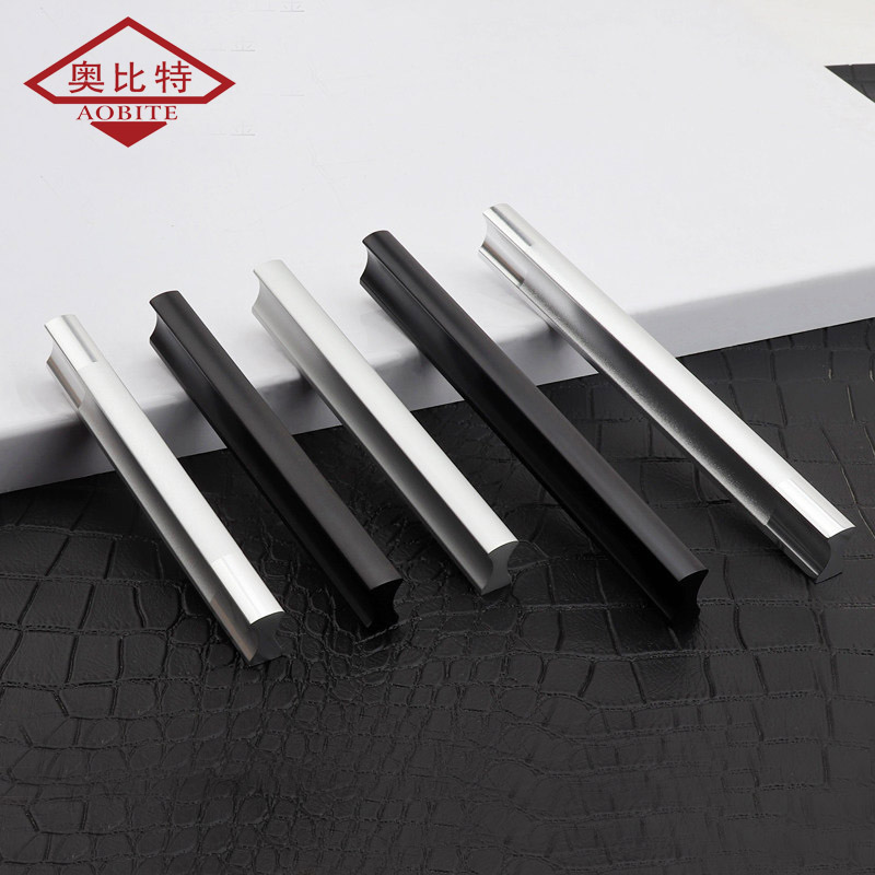Furniture Hardware Black - Amerikan mutfak dolabı depolama kolları dolap
