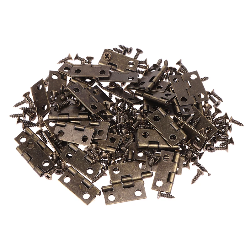 Furniture Hardware Black - 50 adet/kutu Menteşeler + 200 Vida