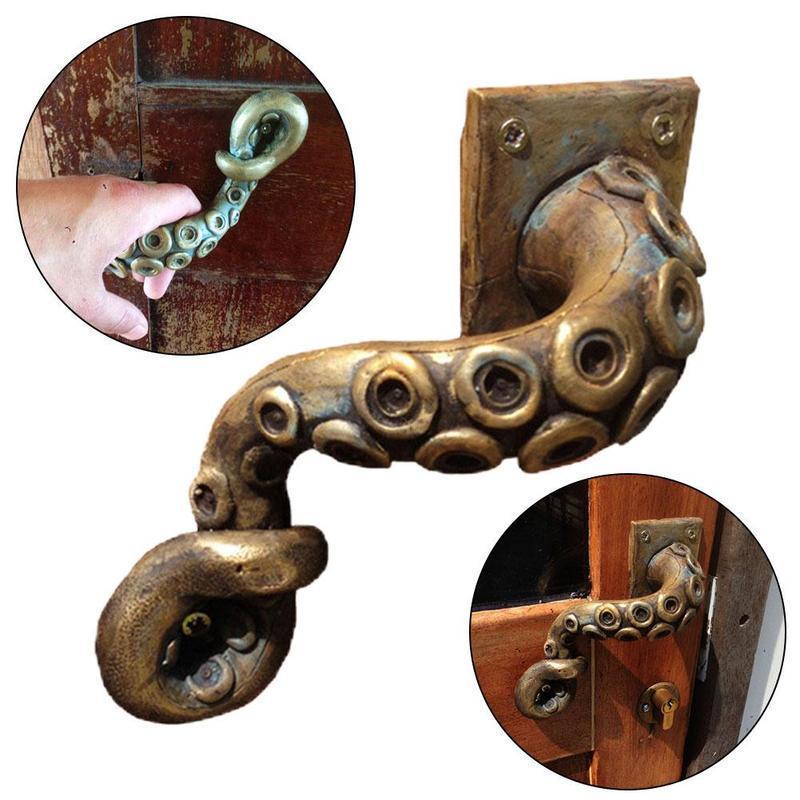 Furniture Hardware Design - Vintage Ahtapot Kapı Topuzu Hayvan Tarzı