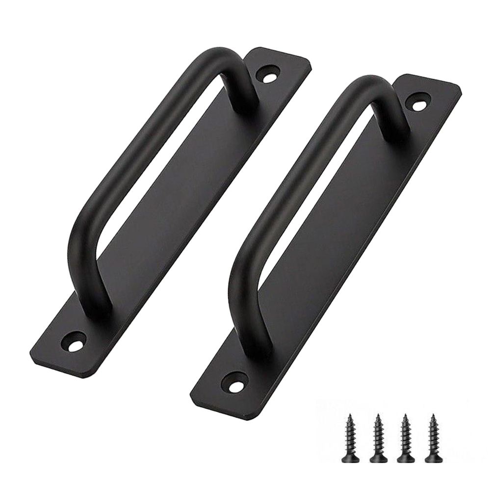 Furniture Hardware Black - 2 adet kapı çekme kolları alüminyum