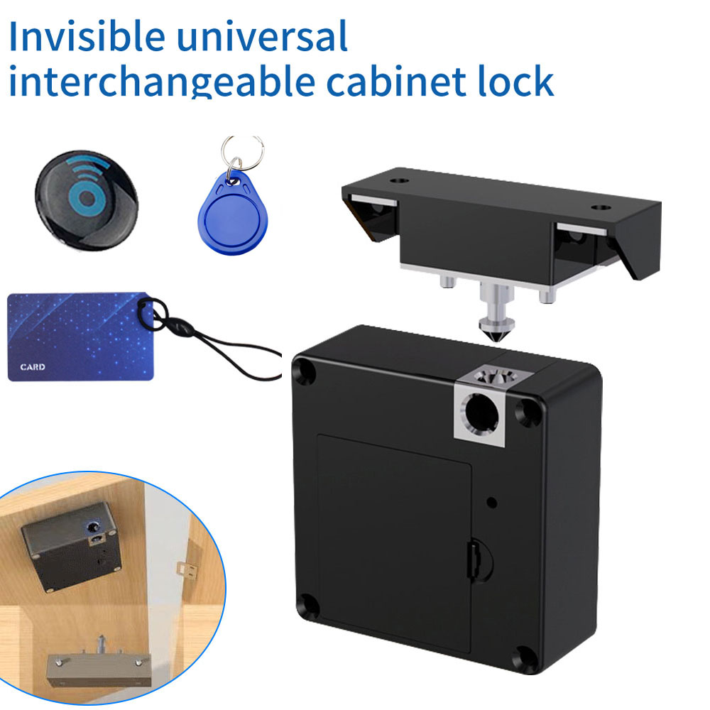 Cabinet Lock Key - Akıllı Çekmece Kilidi Görünmez Elektronik RFID