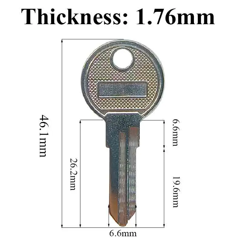Cabinet Lock Key - 5-100 adet AB43 ABUS Hi-Rel Anahtar