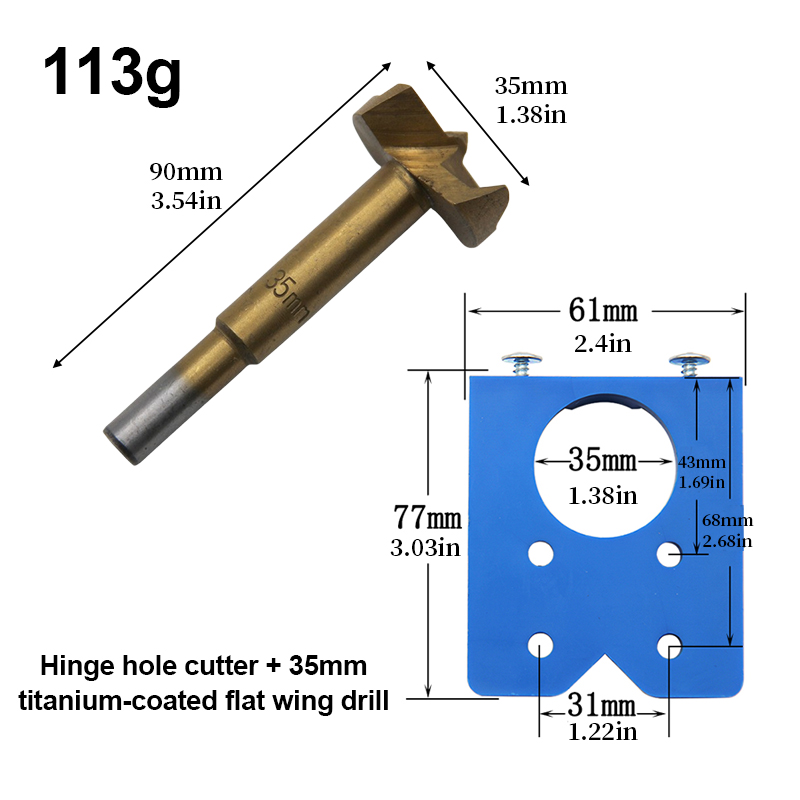 Menteşe Delme Aparatı 35mm Tit - Furniture Hardware Hinges incelemesi ve fiyatı