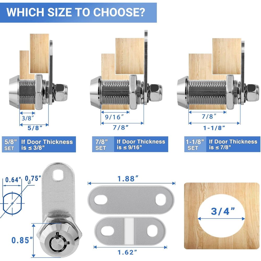 RV Depolama Kilitleri - Aynı A - Cabinet Lock Key incelemesi ve fiyatı