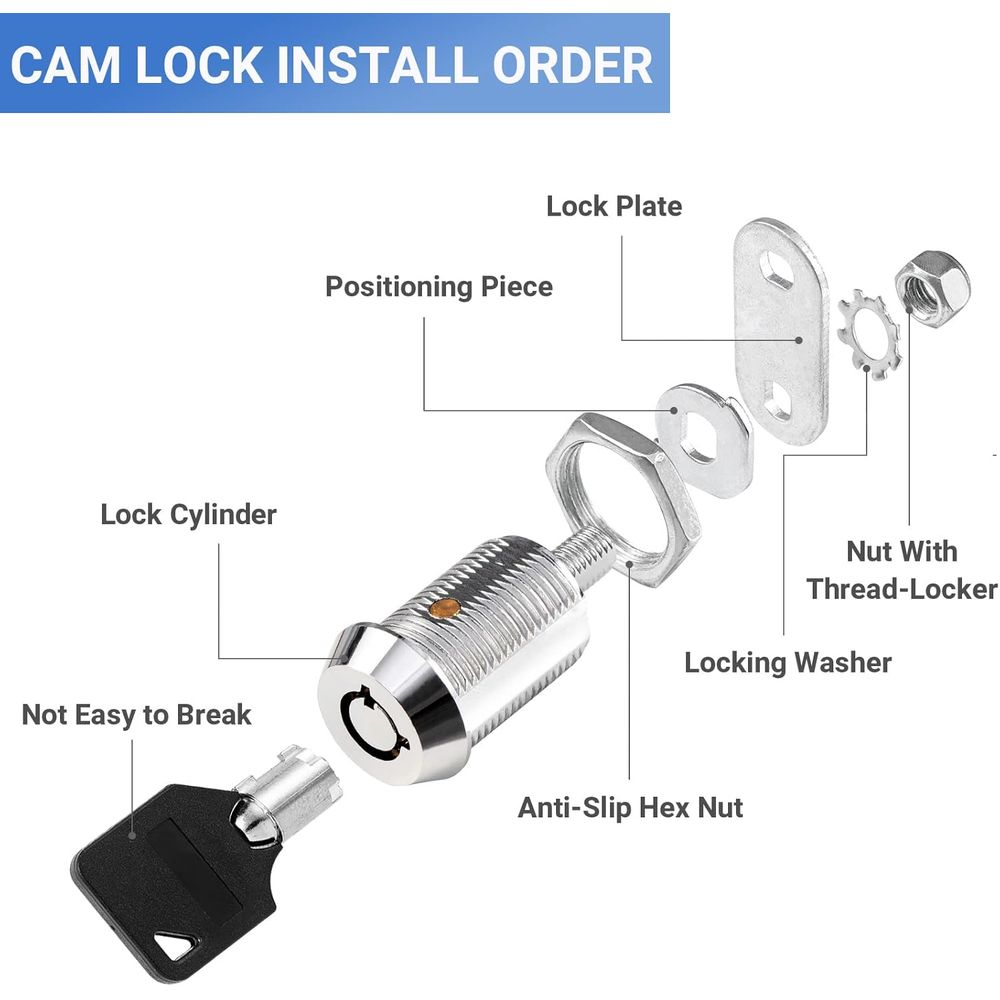 RV Depolama Kilitleri - Aynı A - Cabinet Lock Key incelemesi ve fiyatı
