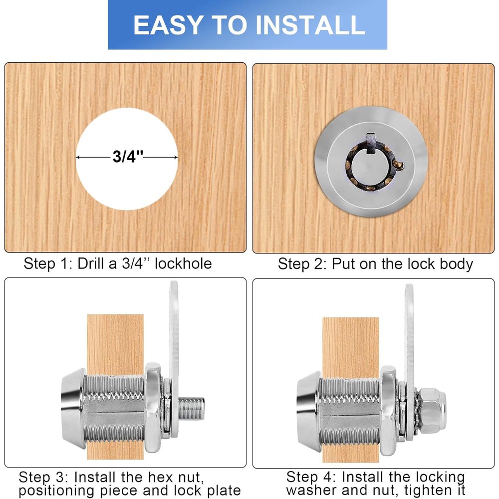 RV Depolama Kilitleri - Aynı A - Cabinet Lock Key incelemesi ve fiyatı
