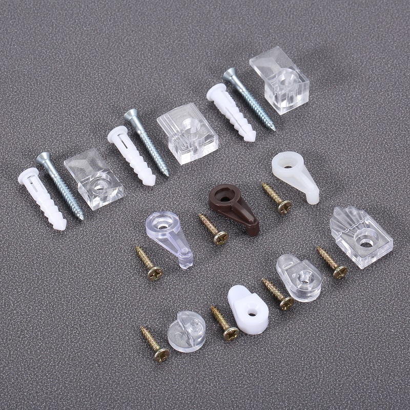 10 adet plastik cam tutucu kli - Furniture Hardware Connectors incelemesi ve fiyatı