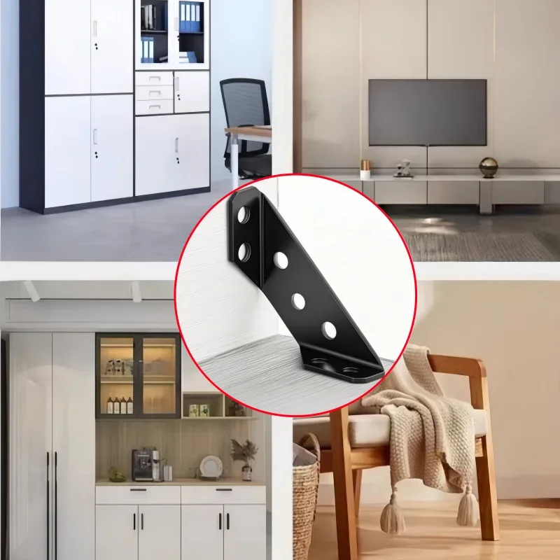 Siyah çok fonksiyonlu köşe apa - Furniture Hardware Connectors incelemesi ve fiyatı