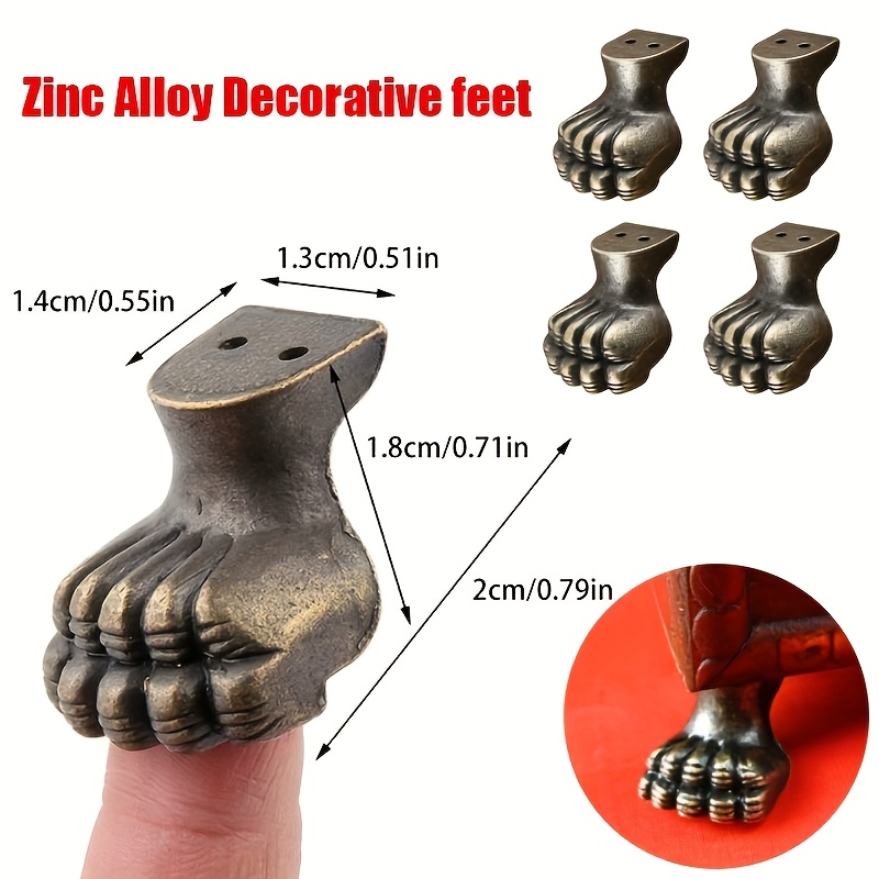 4 adet Antika Ayak Pirinç Takı - Furniture Hardware For Legs incelemesi ve fiyatı