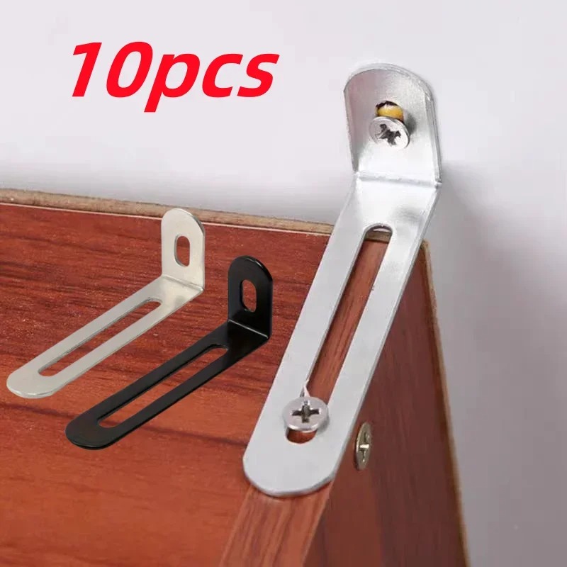 10 adet L-Şekilli Ayarlanabili - Furniture Hardware Black incelemesi ve fiyatı