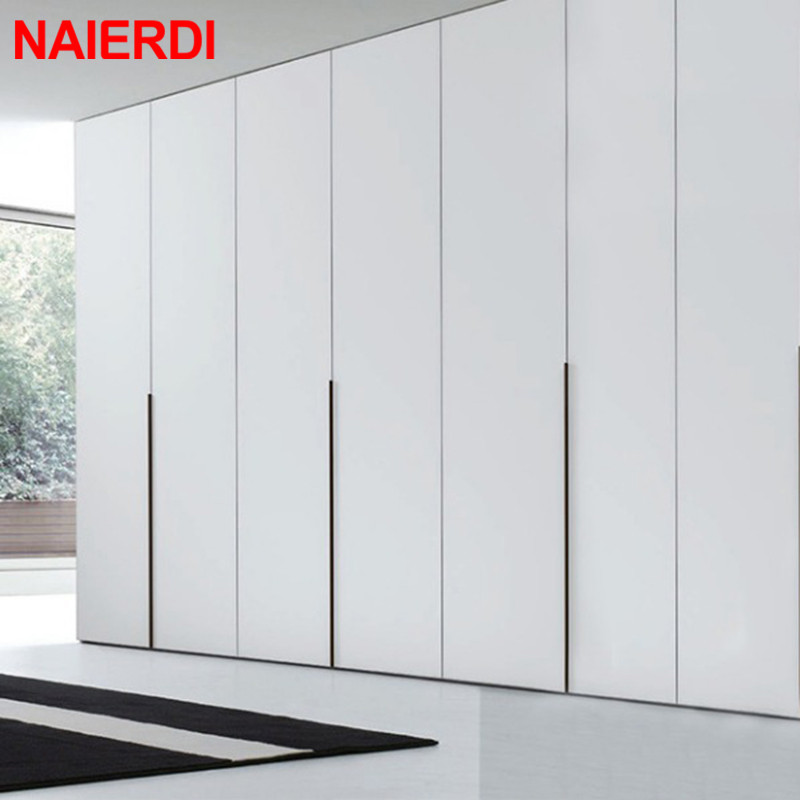 NAIERDI altın siyah gizli dola - Furniture Hardware Black incelemesi ve fiyatı