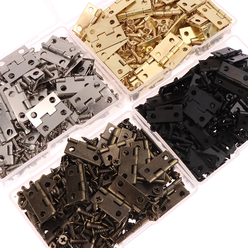 50 adet/kutu Menteşeler + 200  - Furniture Hardware Black incelemesi ve fiyatı