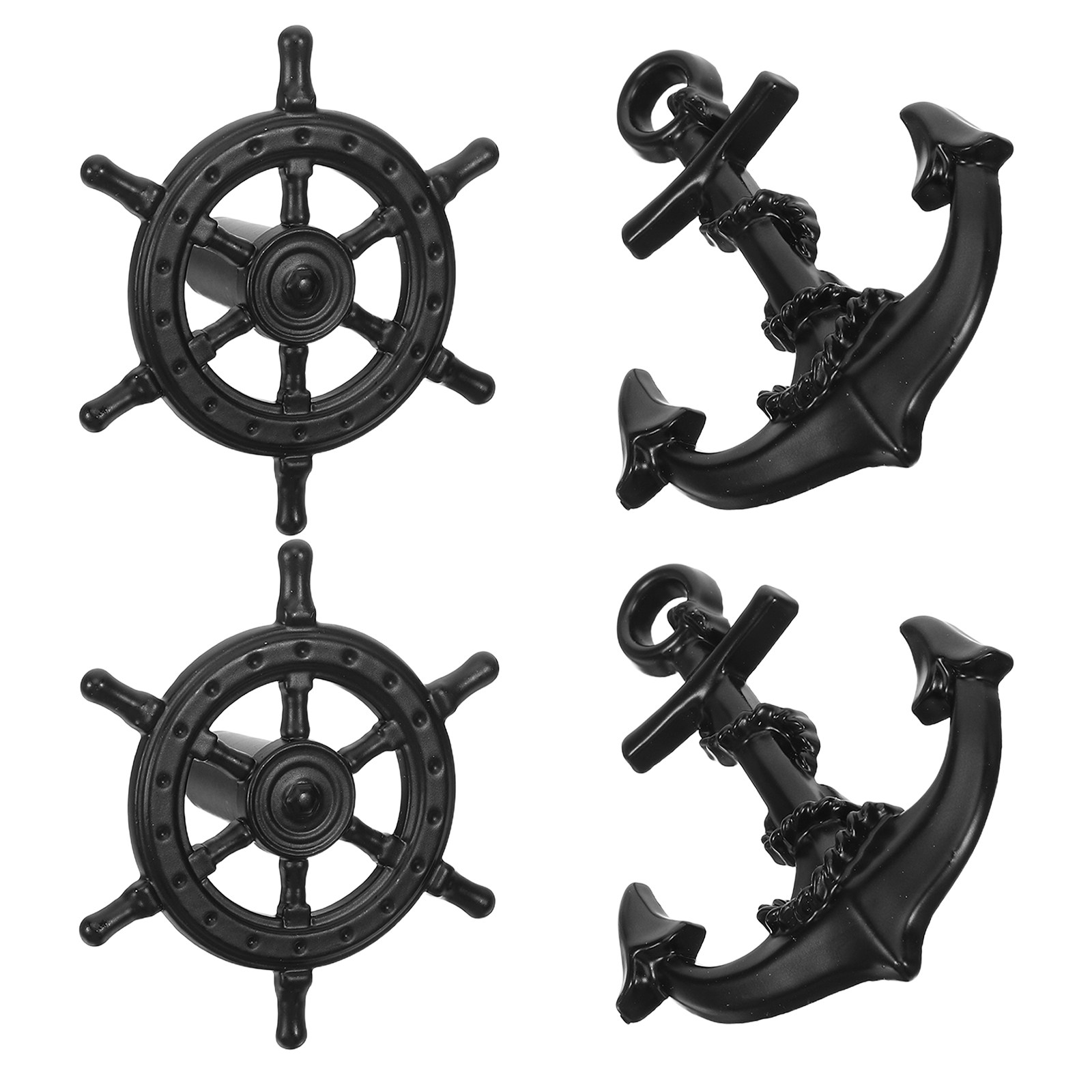 4 Adet Siyah Vintage Çekmece K - Furniture Hardware Black incelemesi ve fiyatı
