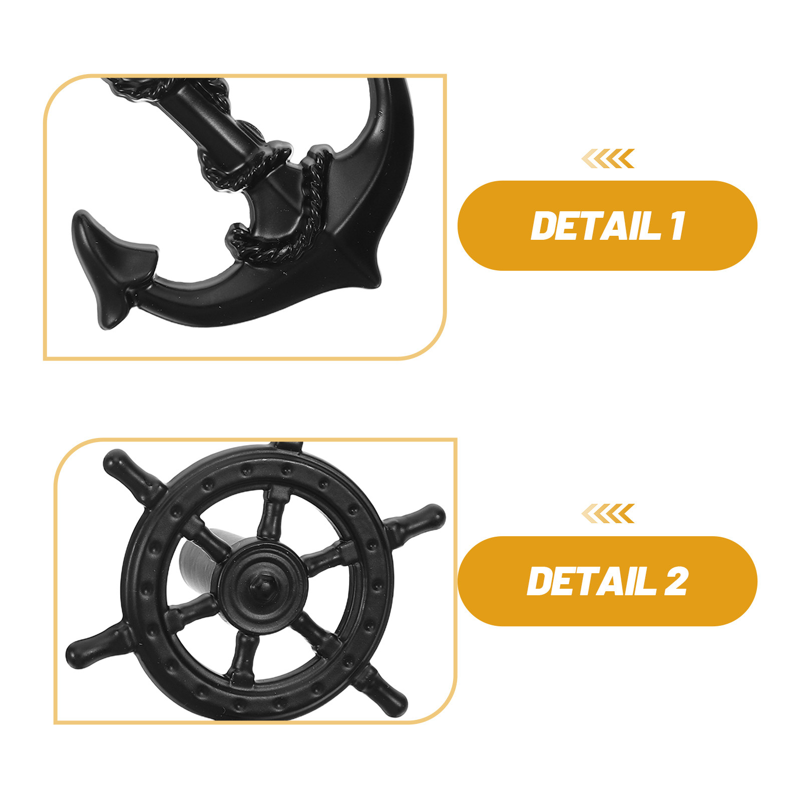 4 Adet Siyah Vintage Çekmece K - Furniture Hardware Black incelemesi ve fiyatı