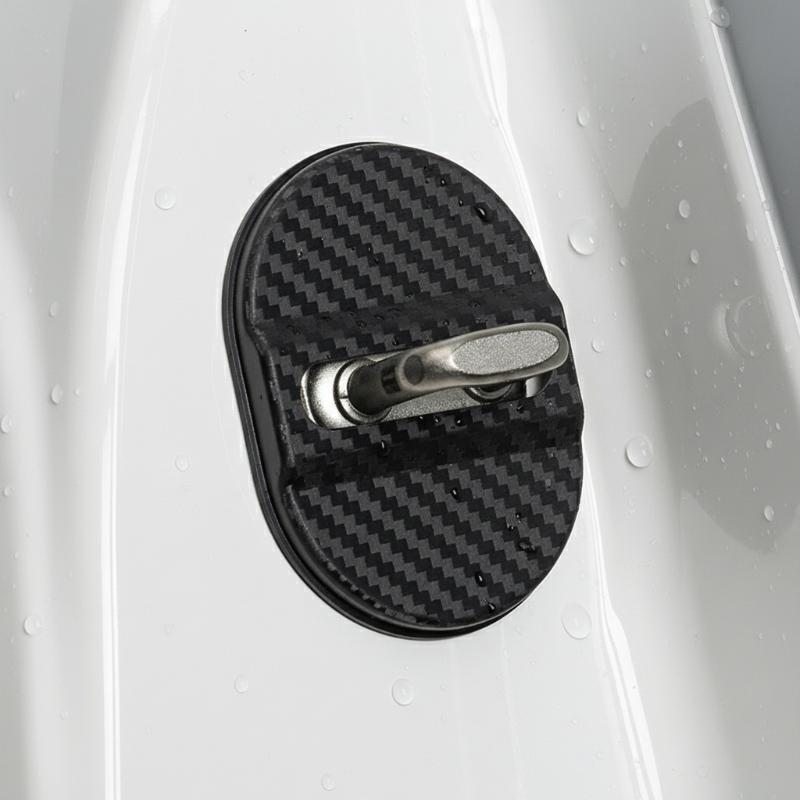 4 Adet Karbon Fiber Kapı Kilid - Universal Furniture Hardware incelemesi ve fiyatı