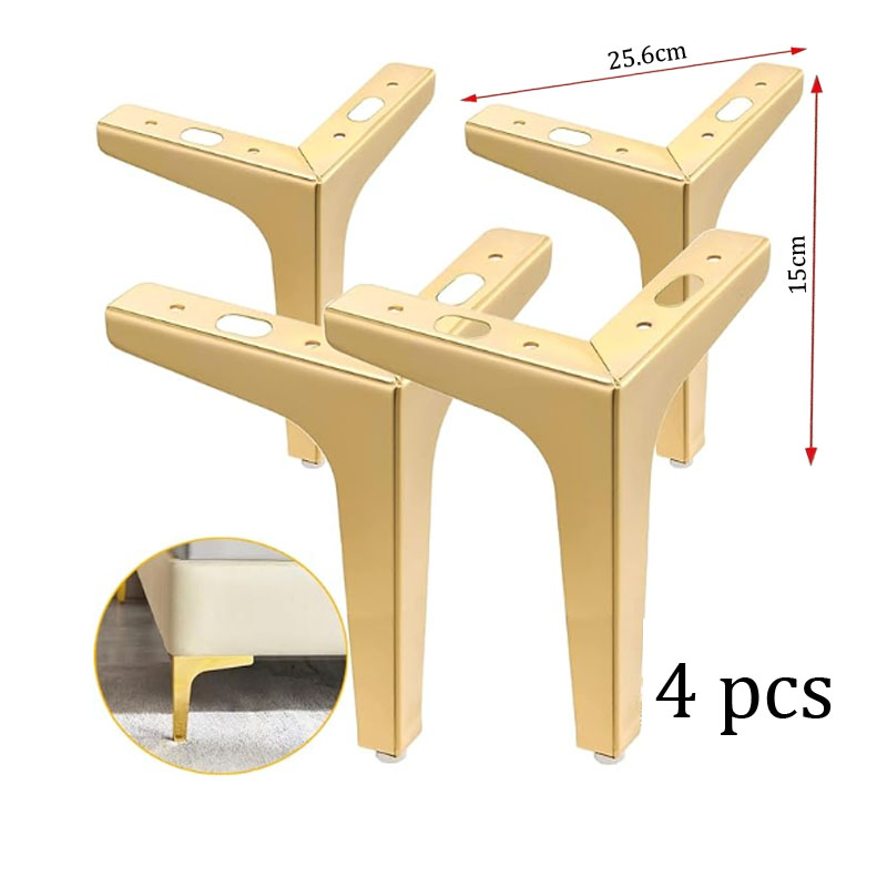 4 adet Modern üçgen Metal kane - Furniture Hardware For Legs incelemesi ve fiyatı