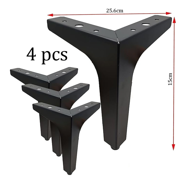 4 adet Modern üçgen Metal kane - Furniture Hardware For Legs incelemesi ve fiyatı