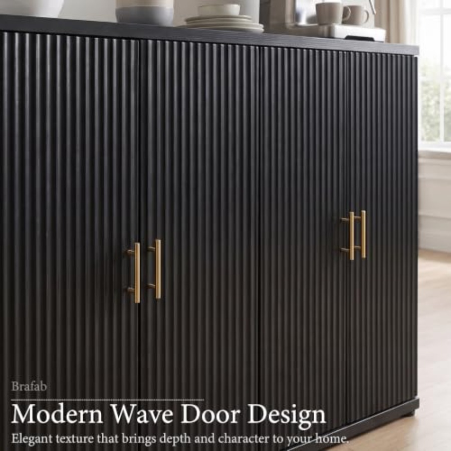 47.3 W Modern Yivli Büfe Dolab - Soft Close Hinge incelemesi ve fiyatı