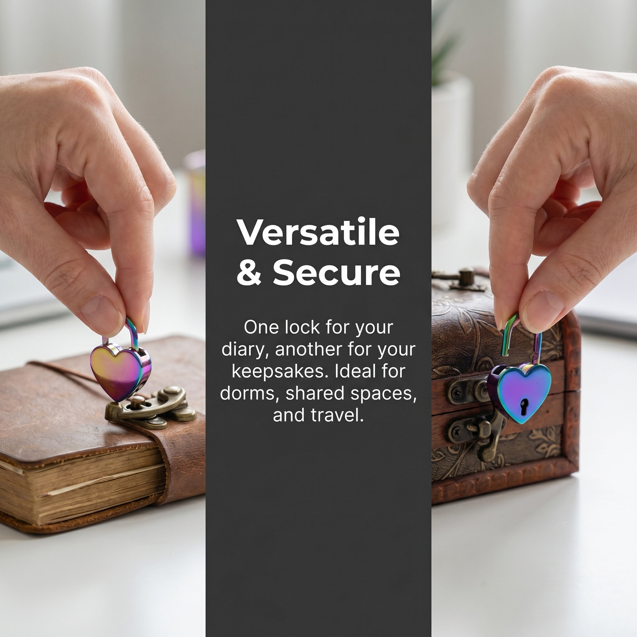 2 takım Mini kalp şeklinde asm - Cabinet Lock Key incelemesi ve fiyatı